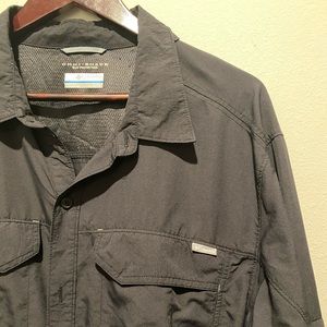 Men’s Colombia Black Ridge 2.0 Long Sleeve Shirt